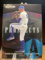 2021 Prizm Draft Picks Prospects Simeon Woods-Richardson #P-SW Rookie